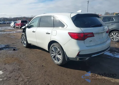 2017 Acura Mdx Technology Package из США, поврежденный, VIN 5J8YD4H52HL003136